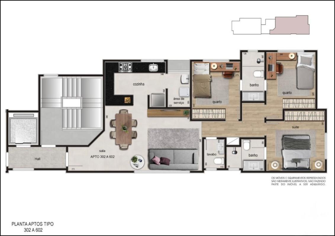 Apartamento, Calafate, 2 Quartos, 2 Vagas, 1 Suíte