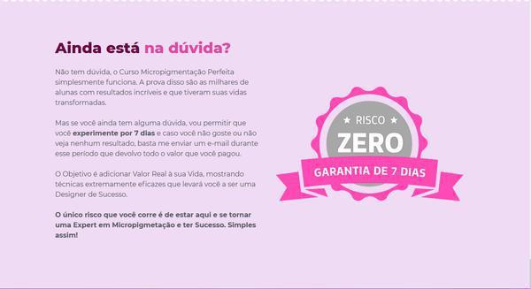Curso de Micropigmentação Perfeita