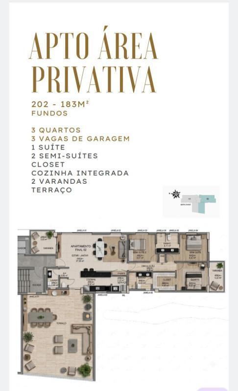 Apartamento, Calafate, 3 Quartos, 3 Vagas, 2 Suítes
