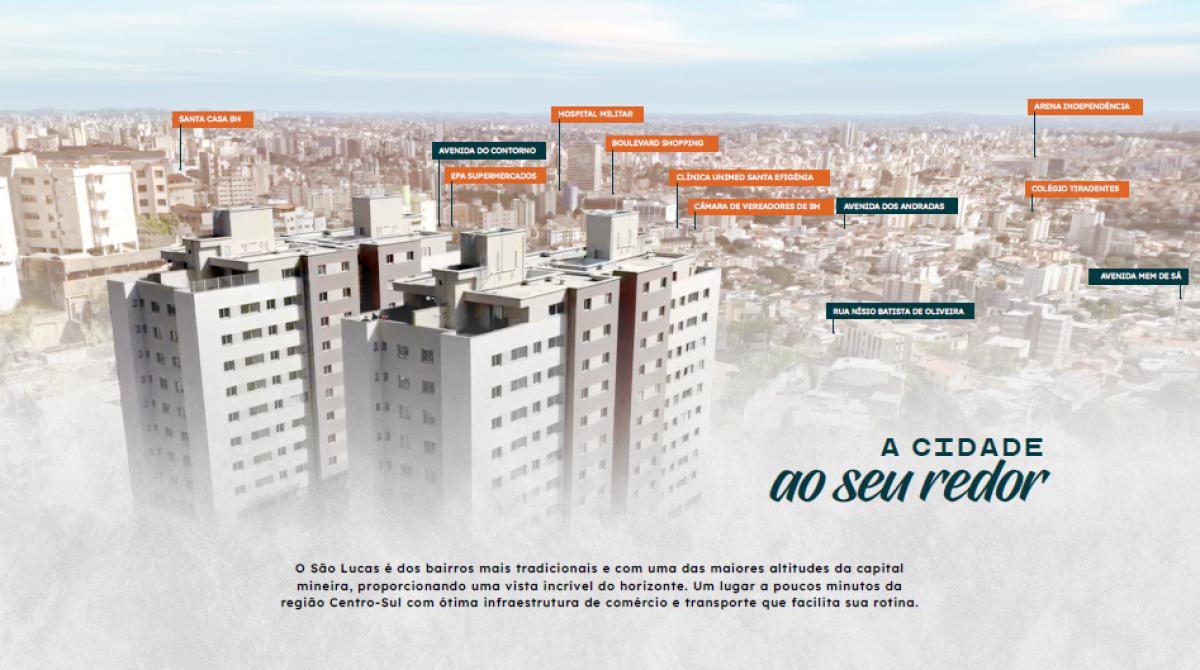 Apartamento, São Lucas, 2 Quartos, 1 Vaga, 1 Suíte