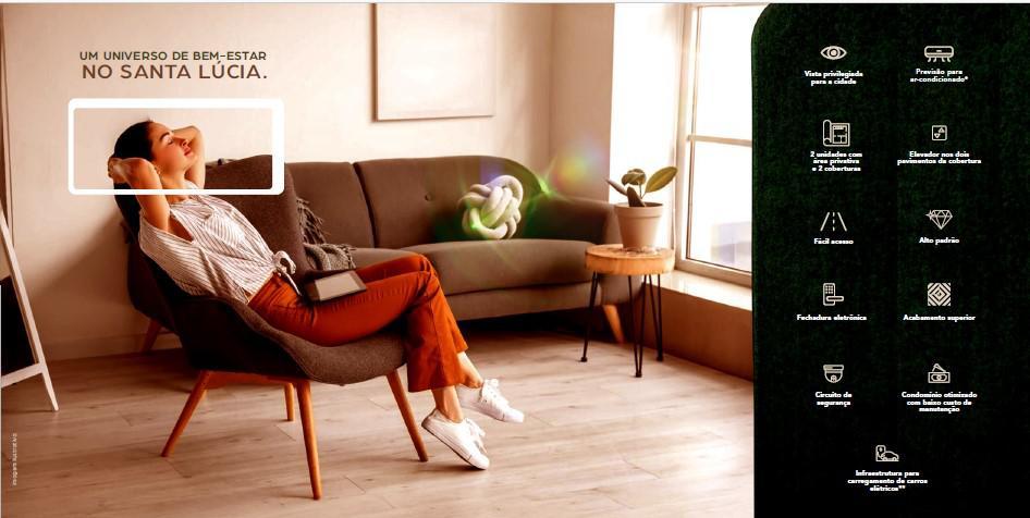 Apartamento, Santa Lúcia, 3 Quartos, 2 Vagas, 1 Suíte