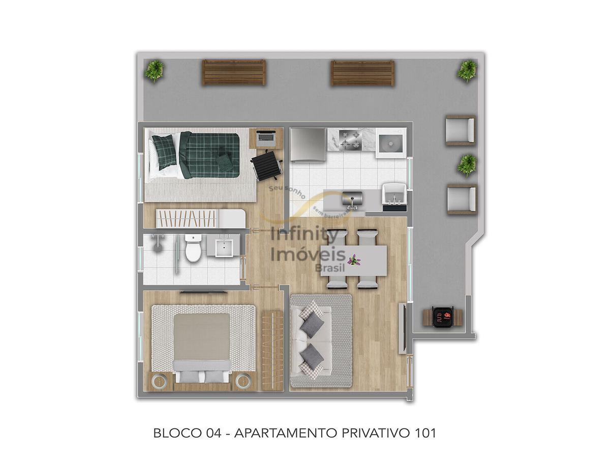 Cobertura, Paquetá, 2 Quartos