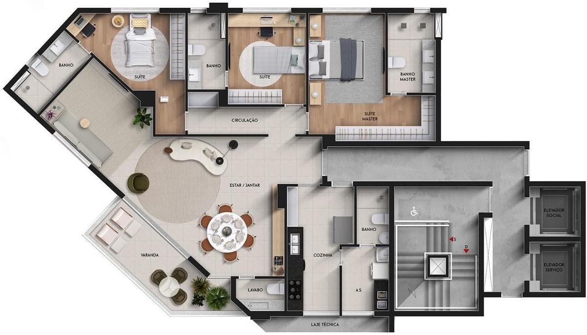 Apartamento, Savassi, 3 Quartos, 3 Vagas, 2 Suítes
