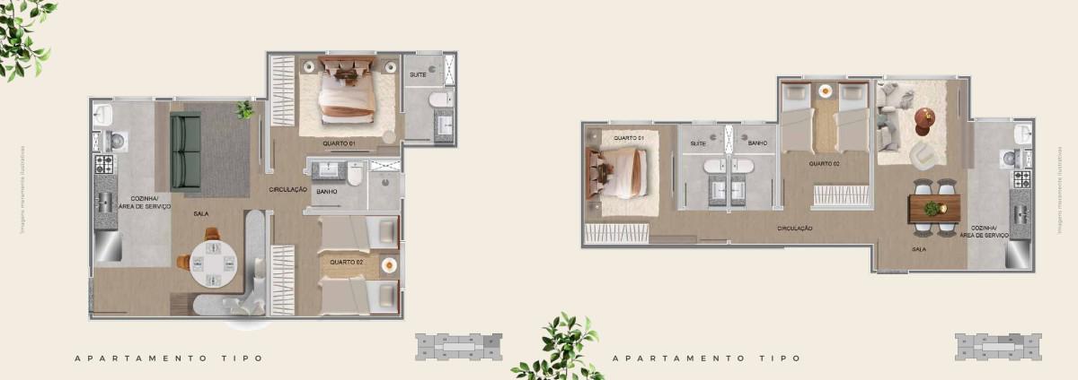 Apartamento, São Joaquim, 2 Quartos, 1 Vaga, 1 Suíte