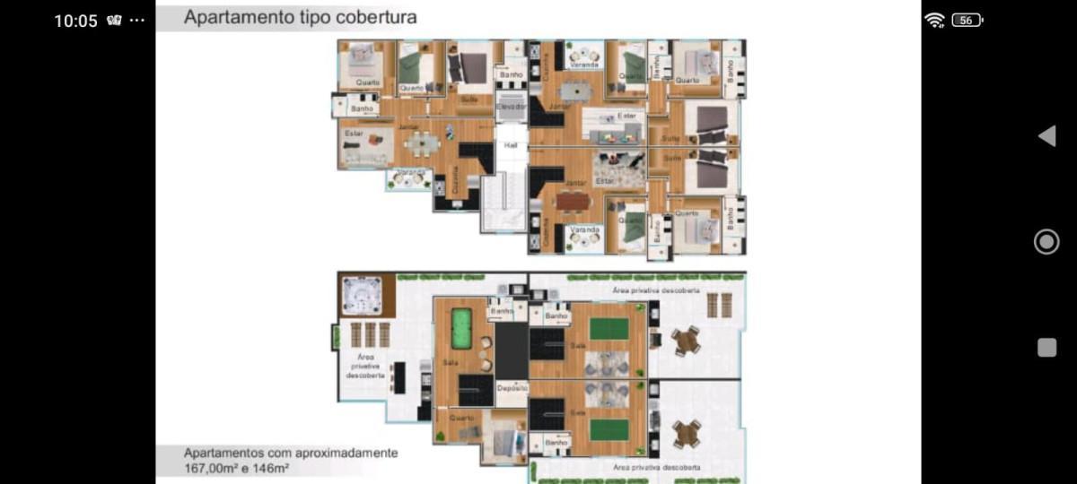 Apartamento, Diamante, 3 Quartos, 2 Vagas, 1 Suíte
