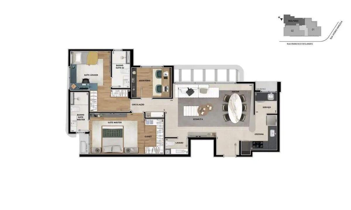 Apartamento, Anchieta, 3 Quartos, 2 Vagas, 1 Suíte