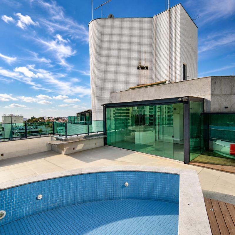 Cobertura, Belvedere, 3 Quartos, 4 Vagas, 1 Suíte