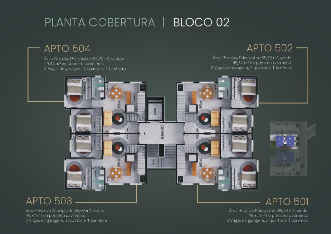 Apartamento, Minaslândia (p Maio), 2 Quartos, 2 Vagas