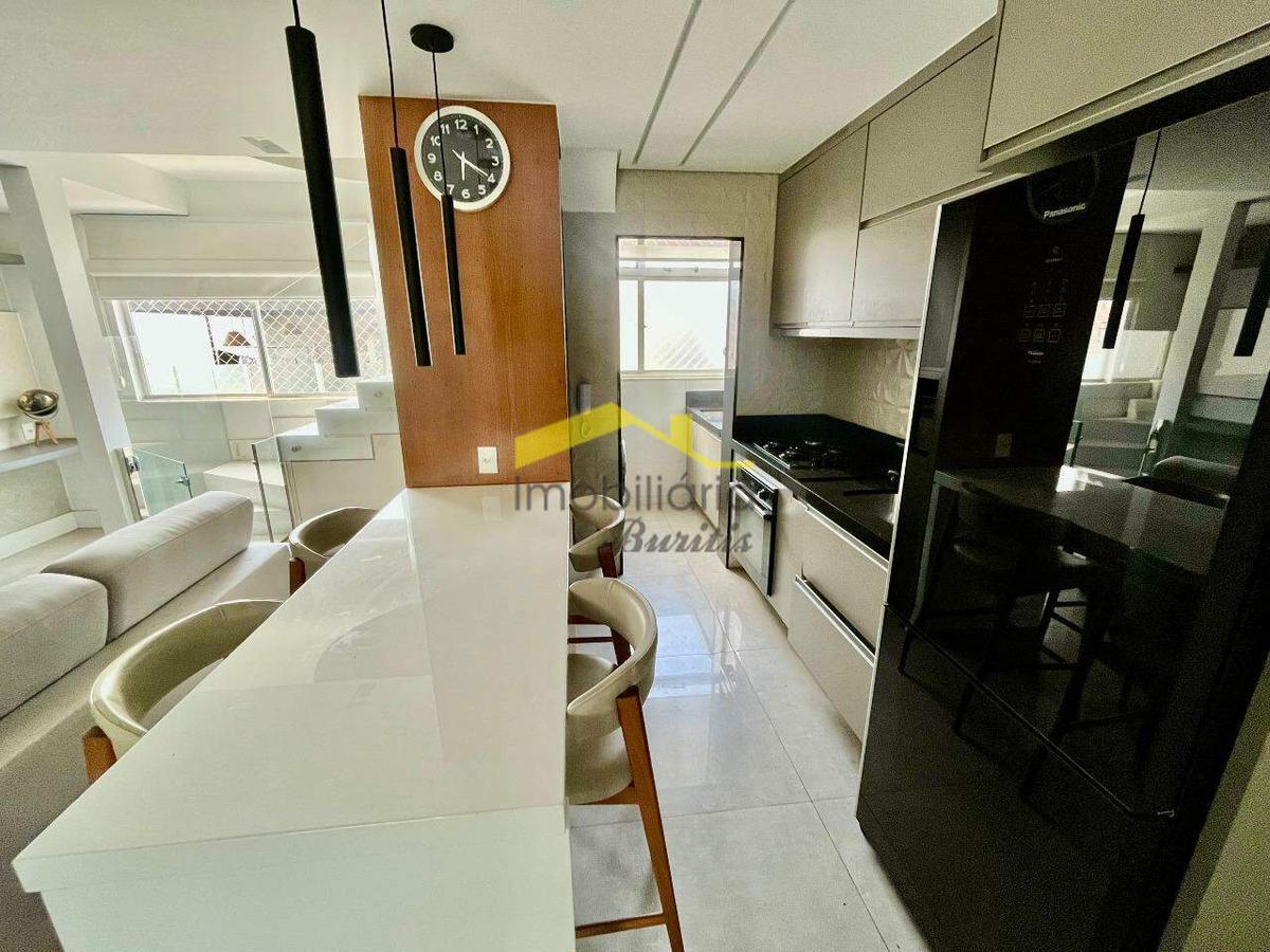 Cobertura, Buritis, 2 Quartos, 2 Vagas, 1 Suíte