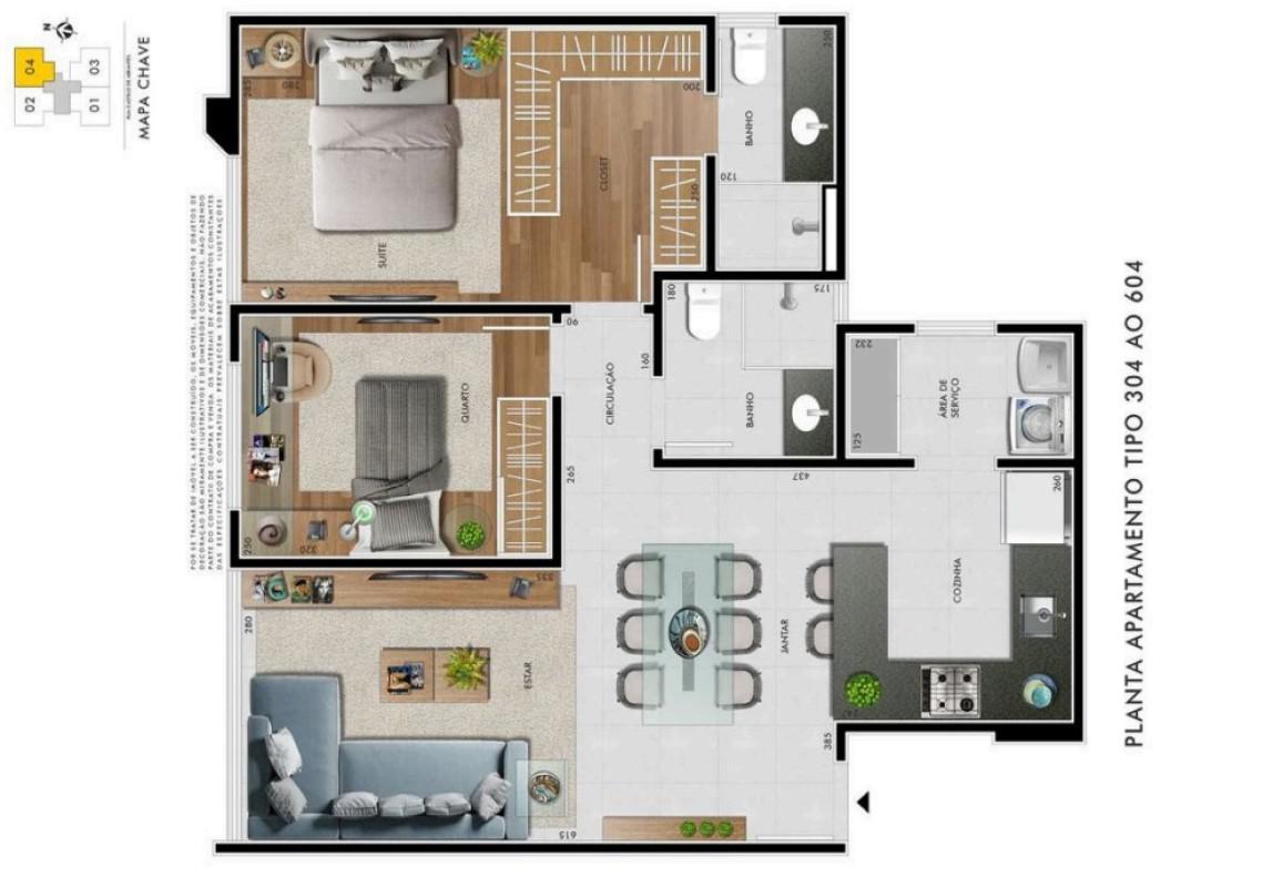 Cobertura, Castelo, 2 Quartos, 1 Vaga, 1 Suíte