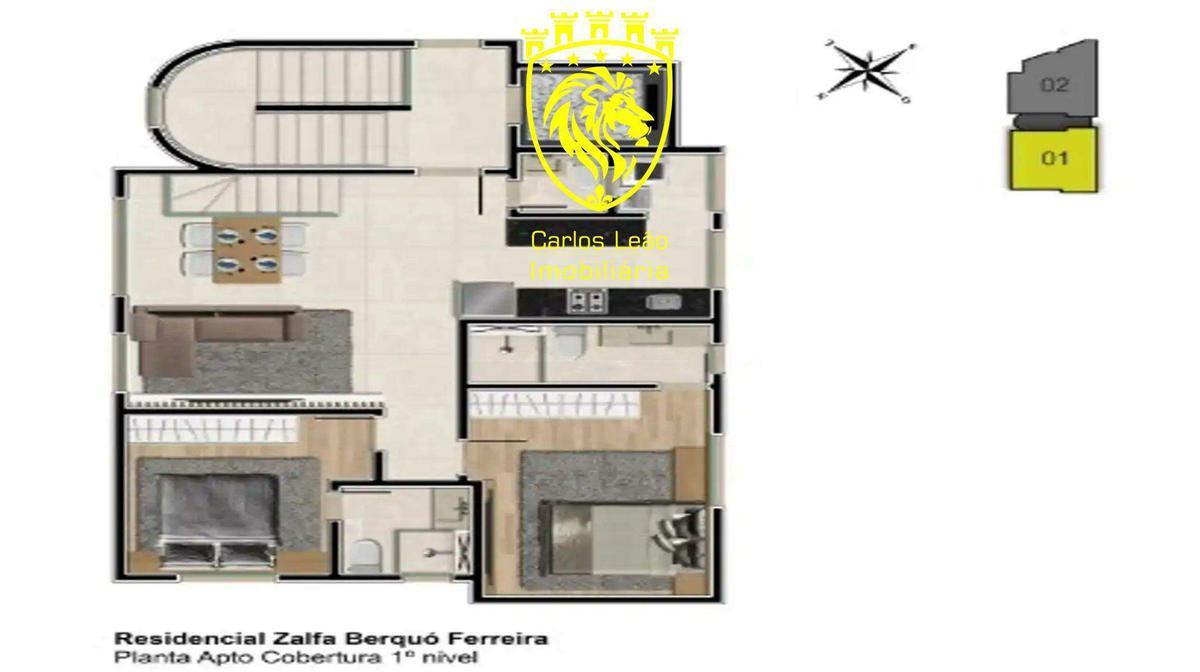 Apartamento, Buritis, 3 Quartos, 2 Vagas, 1 Suíte