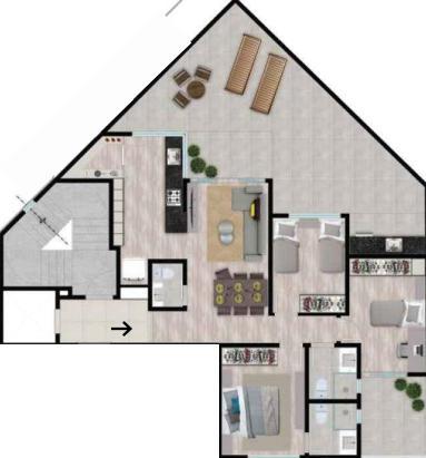 Apartamento, Santo Agostinho, 3 Quartos, 2 Vagas, 1 Suíte