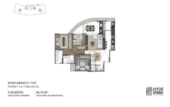 Apartamento, Lagoa dos Ingleses, 5 Quartos