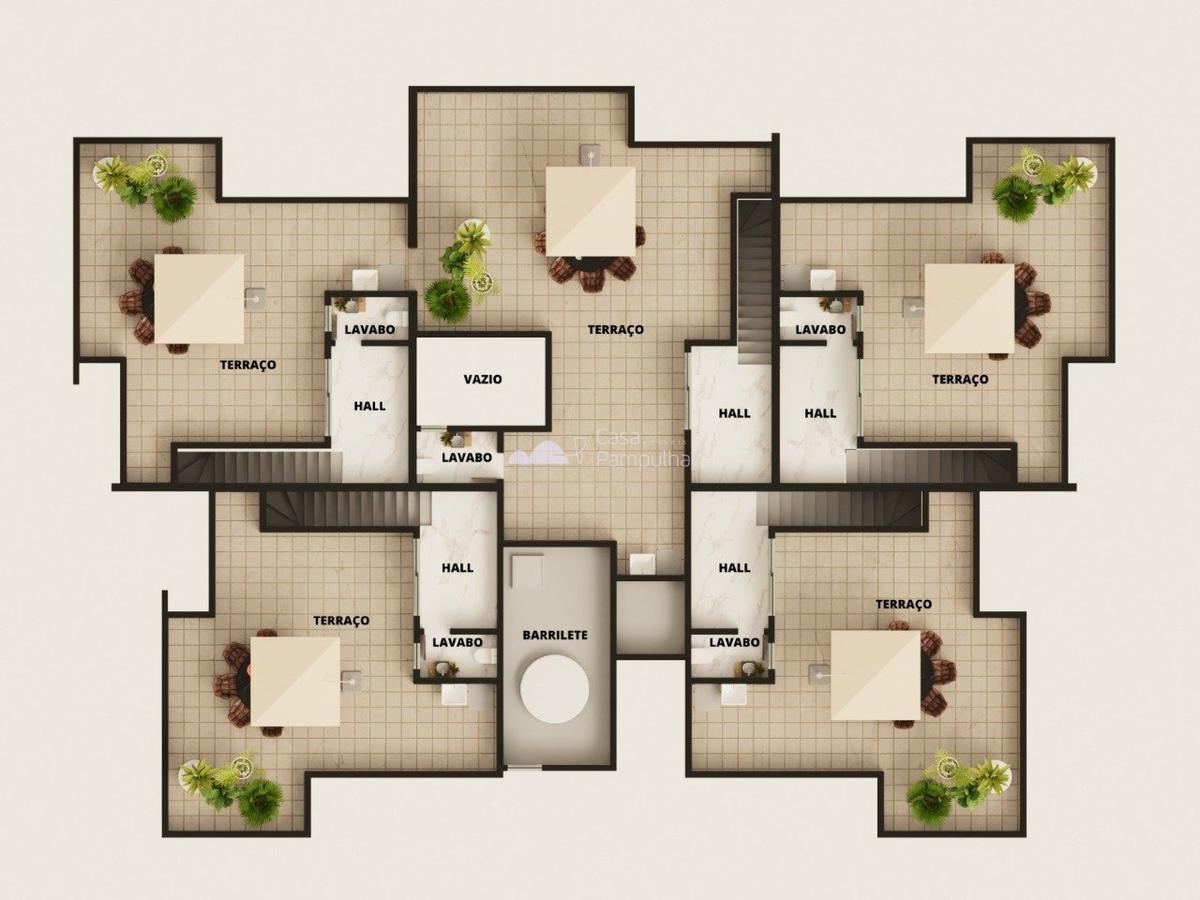 Apartamento, Santa Branca, 2 Quartos, 1 Vaga, 1 Suíte