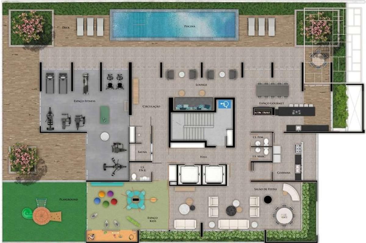 Apartamento, Lourdes, 3 Quartos, 2 Vagas, 1 Suíte