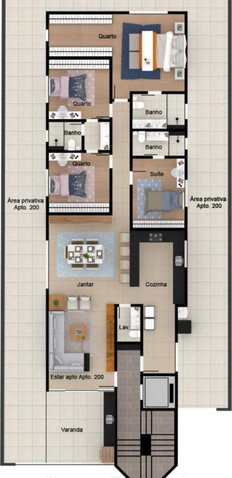 Apartamento, Liberdade, 4 Quartos, 3 Vagas, 2 Suítes