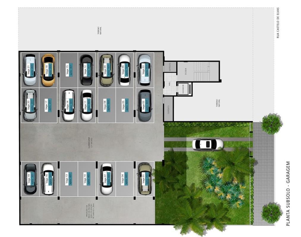 Apartamento, Castelo, 4 Quartos, 4 Vagas, 2 Suítes