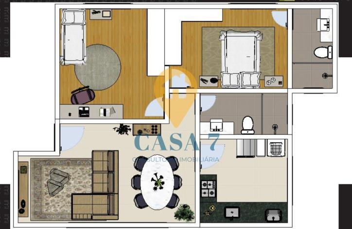 Apartamento, Serra, 2 Quartos, 1 Vaga, 1 Suíte
