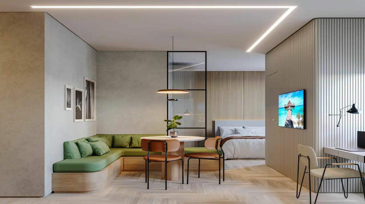 Apartamento, Centro, 1 Quarto, 0 Vaga, 1 Suíte