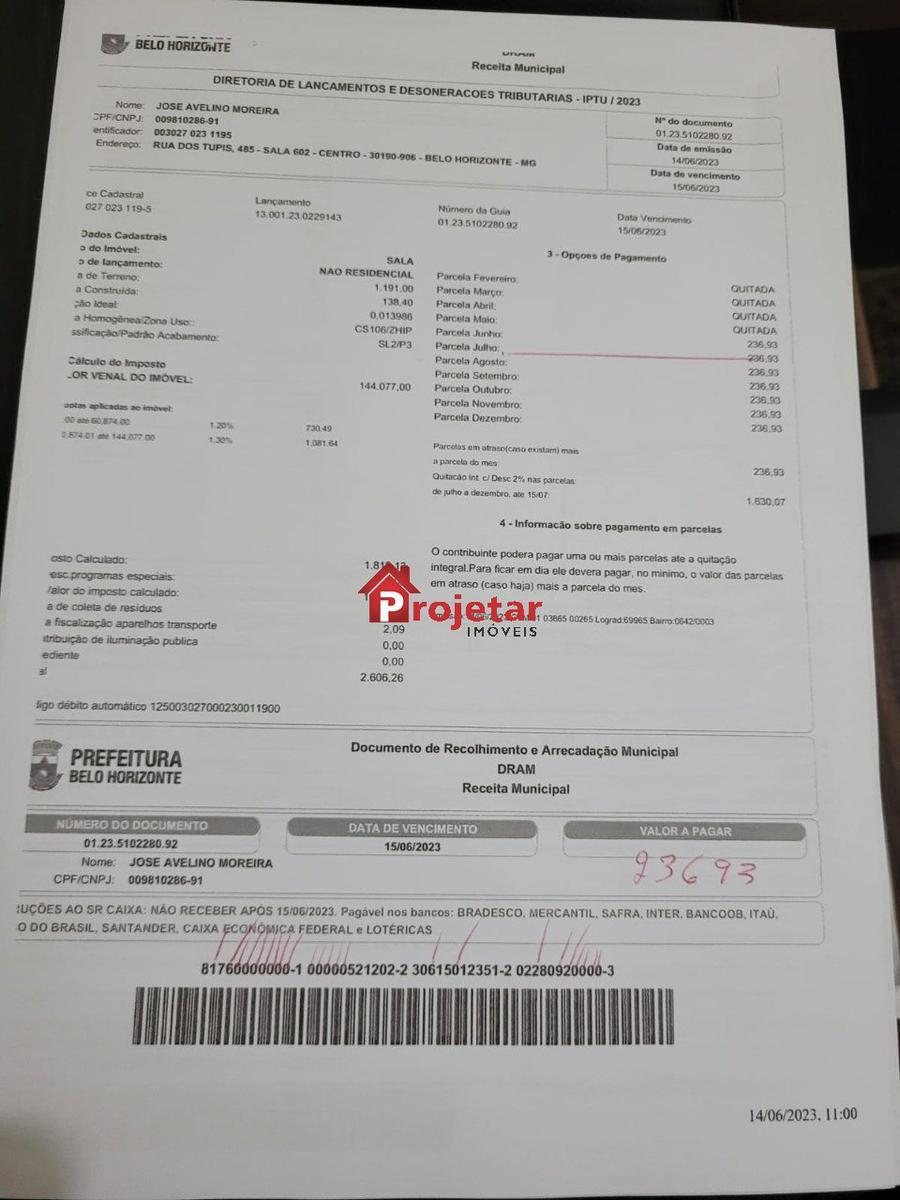 Andar, Centro, 0 Quarto, 0 Vaga