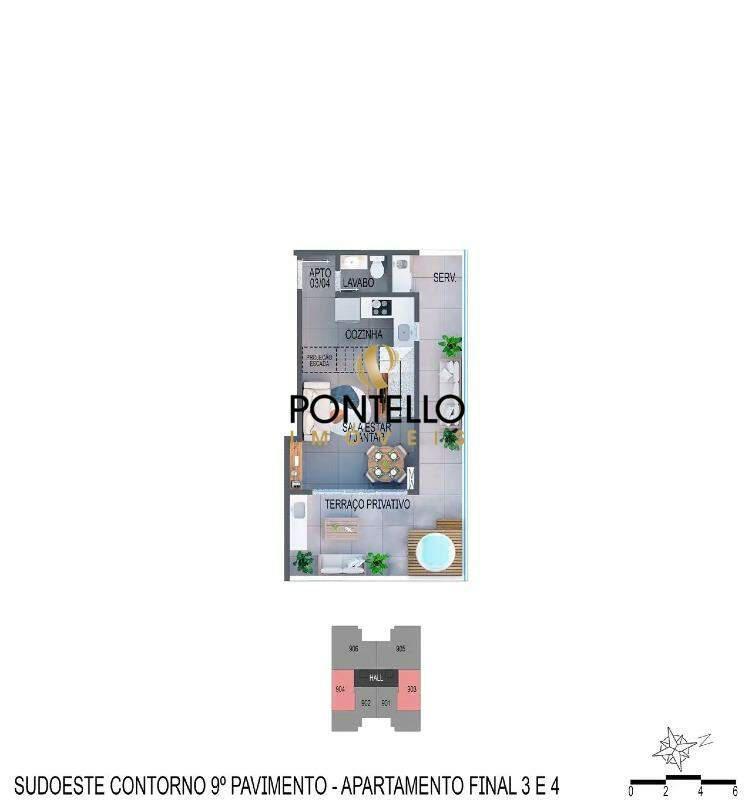 Apartamento, Santa Efigênia, 2 Quartos, 2 Vagas, 1 Suíte