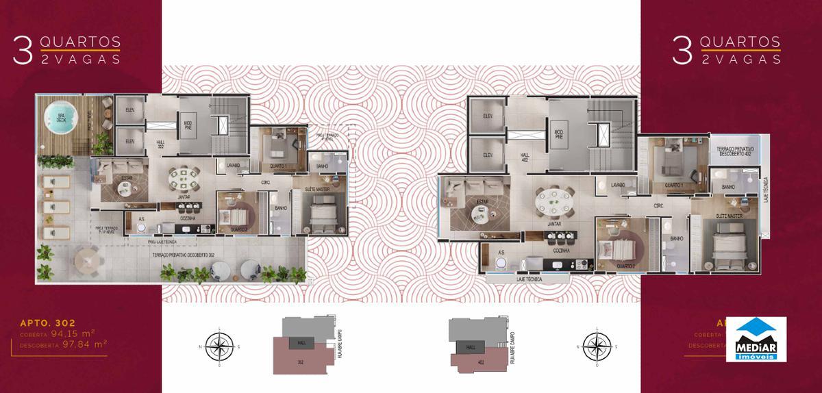 Apartamento, Santo Antônio, 3 Quartos, 2 Vagas, 1 Suíte