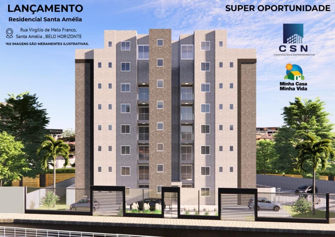 Apartamento, Santa Amélia, 2 Quartos, 1 Vaga, 1 Suíte