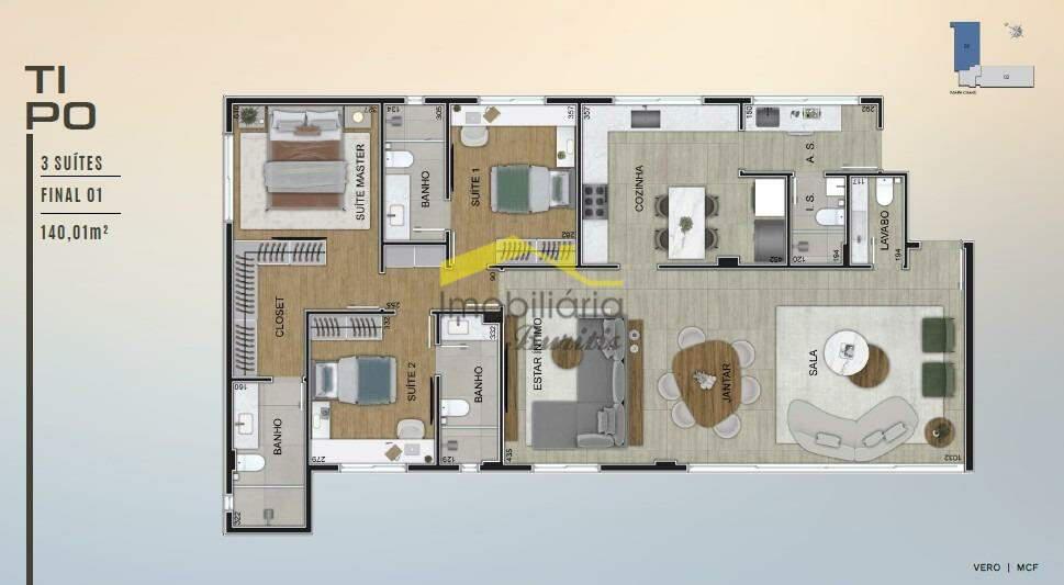 Apartamento, Santo Antônio, 4 Quartos, 3 Vagas, 2 Suítes