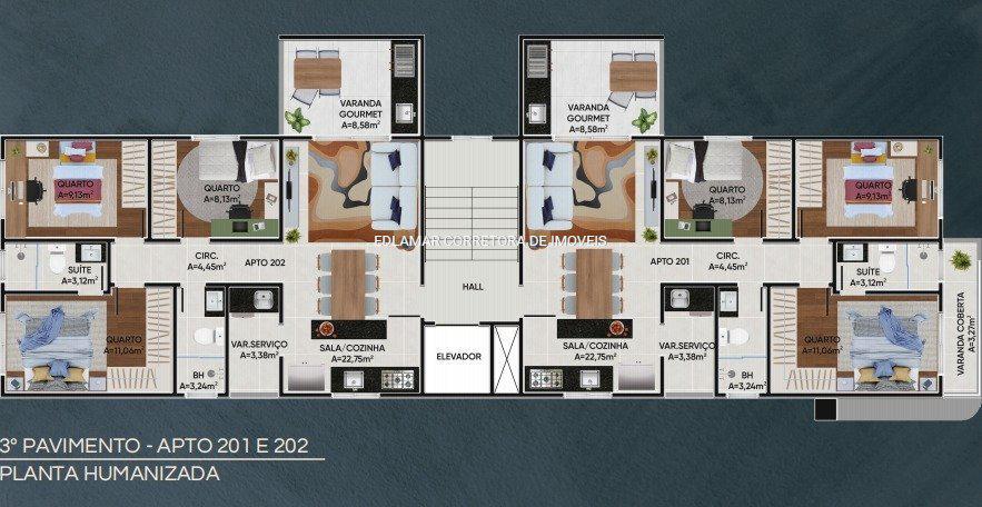 Apartamento, Flamengo, 3 Quartos, 2 Vagas, 1 Suíte