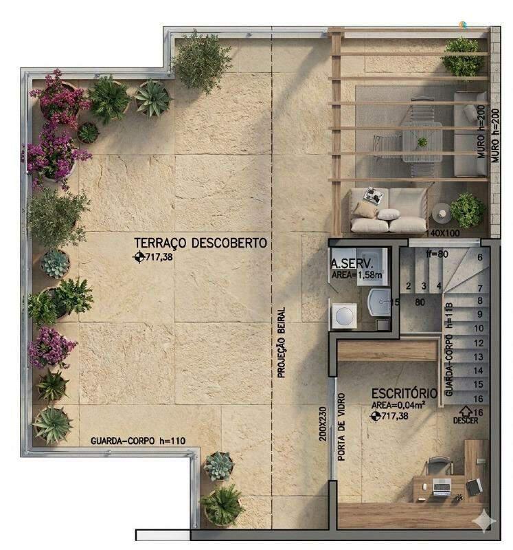 Apartamento, Boa Esperança, 3 Quartos, 2 Vagas, 1 Suíte