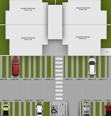 Apartamento, Santa Terezinha, 2 Quartos, 2 Vagas, 1 Suíte