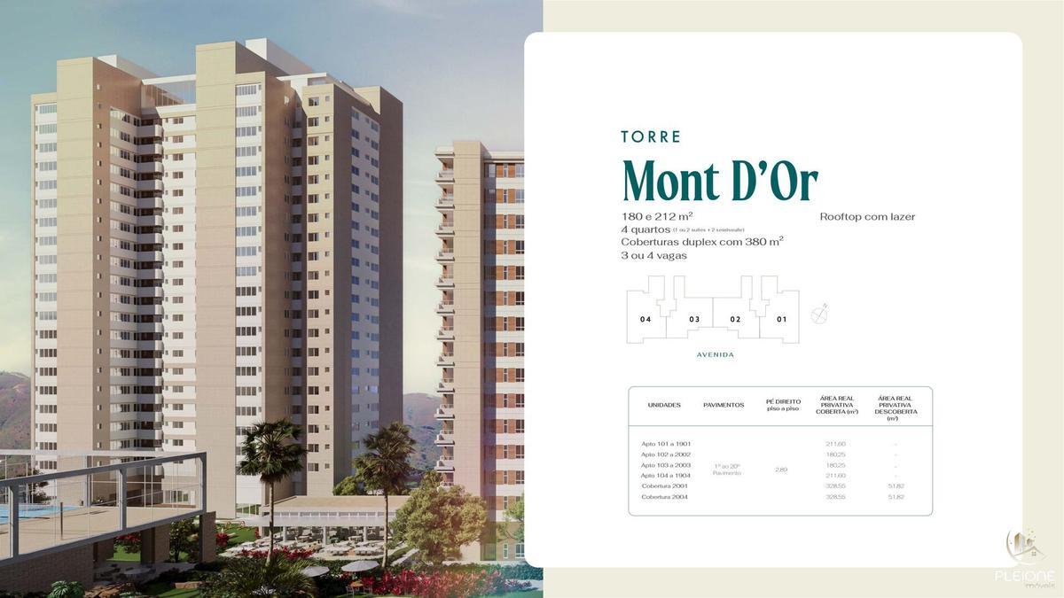 Apartamento, Vila da Serra, 4 Quartos, 3 Vagas, 2 Suítes