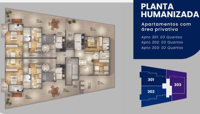 Apartamento, Riacho das Pedras, 2 Quartos, 2 Vagas, 1 Suíte