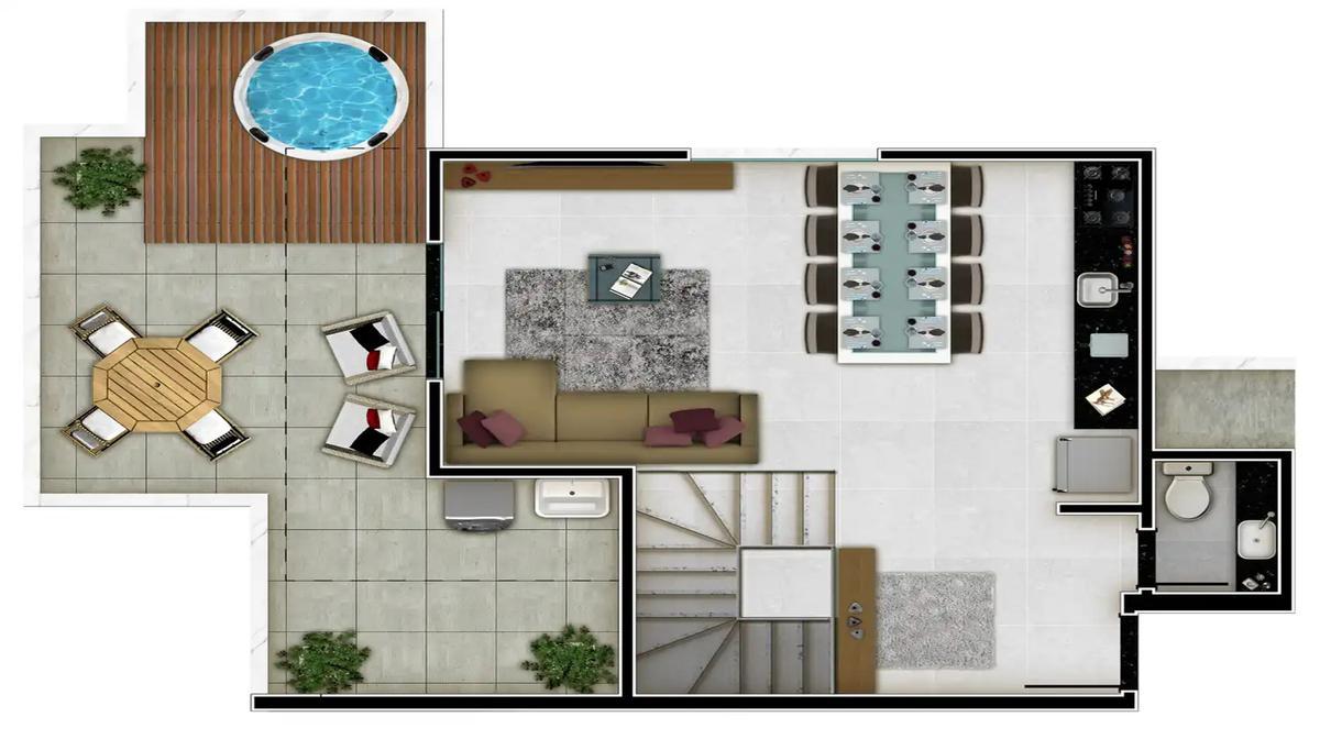 Apartamento, Alto Caiçaras, 2 Quartos, 1 Vaga, 1 Suíte