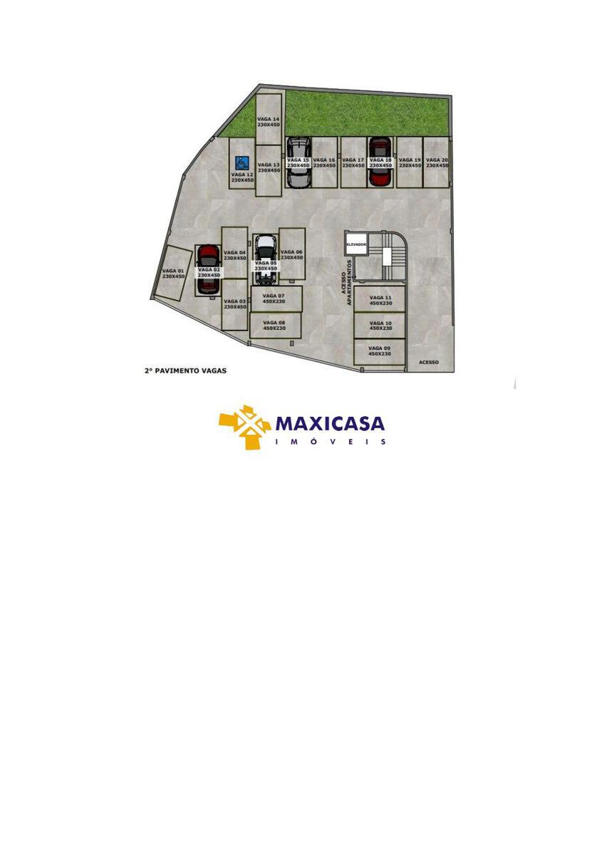 Apartamento, Indaiá, 2 Quartos, 1 Vaga