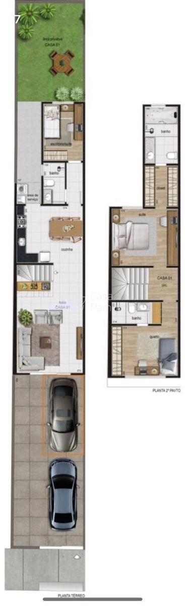 Casa, Santa Amélia, 3 Quartos, 2 Vagas, 3 Suítes
