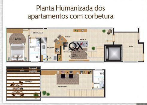 Apartamento, Lourdes, 2 Quartos, 2 Vagas, 1 Suíte
