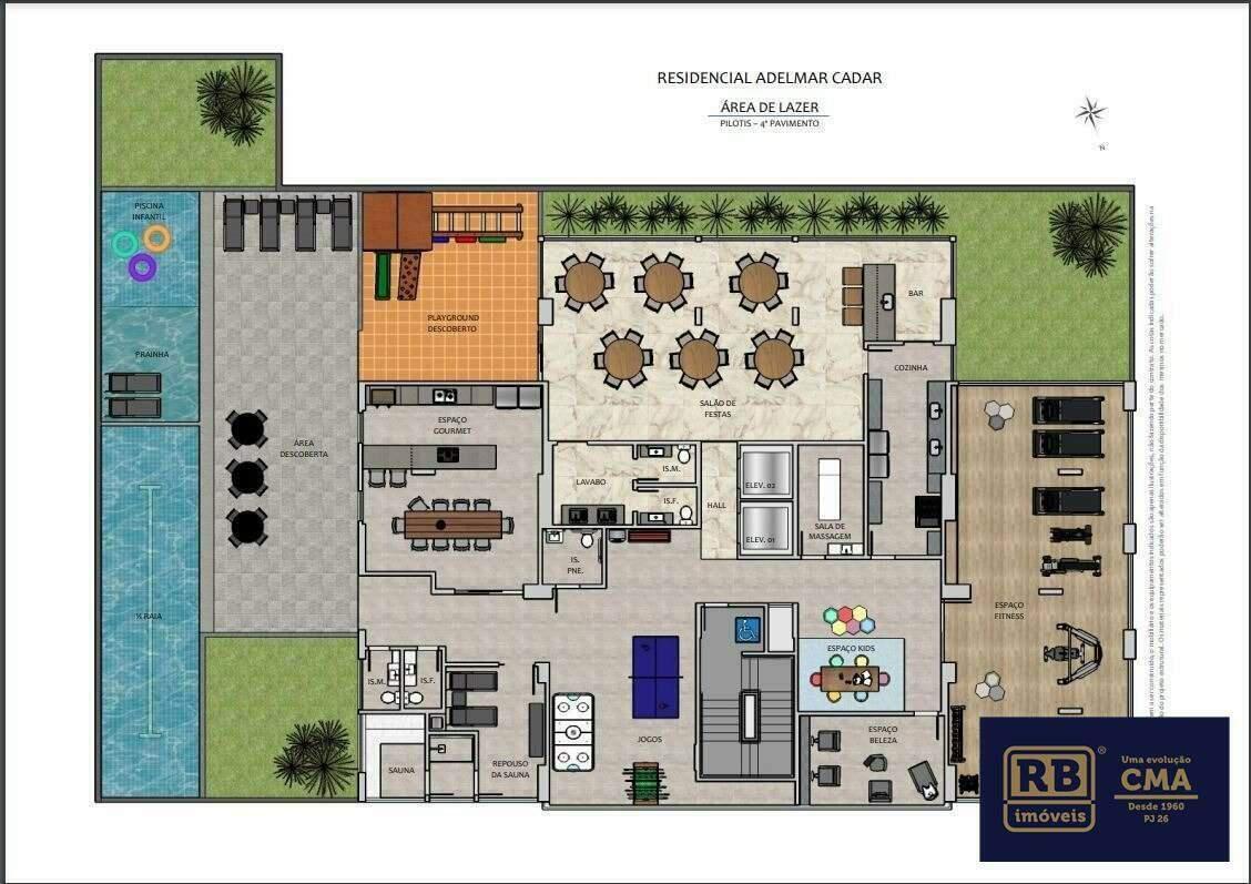 Apartamento, Funcionários, 3 Quartos, 2 Vagas, 1 Suíte