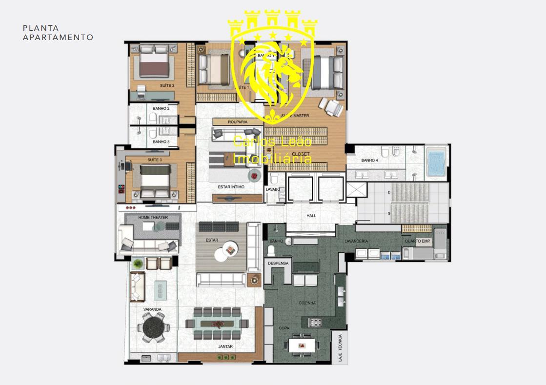 Apartamento, Savassi, 4 Quartos, 4 Vagas, 4 Suítes