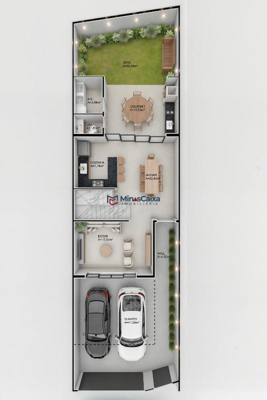 Casa, Vila Ipanema, 3 Quartos, 2 Vagas, 1 Suíte