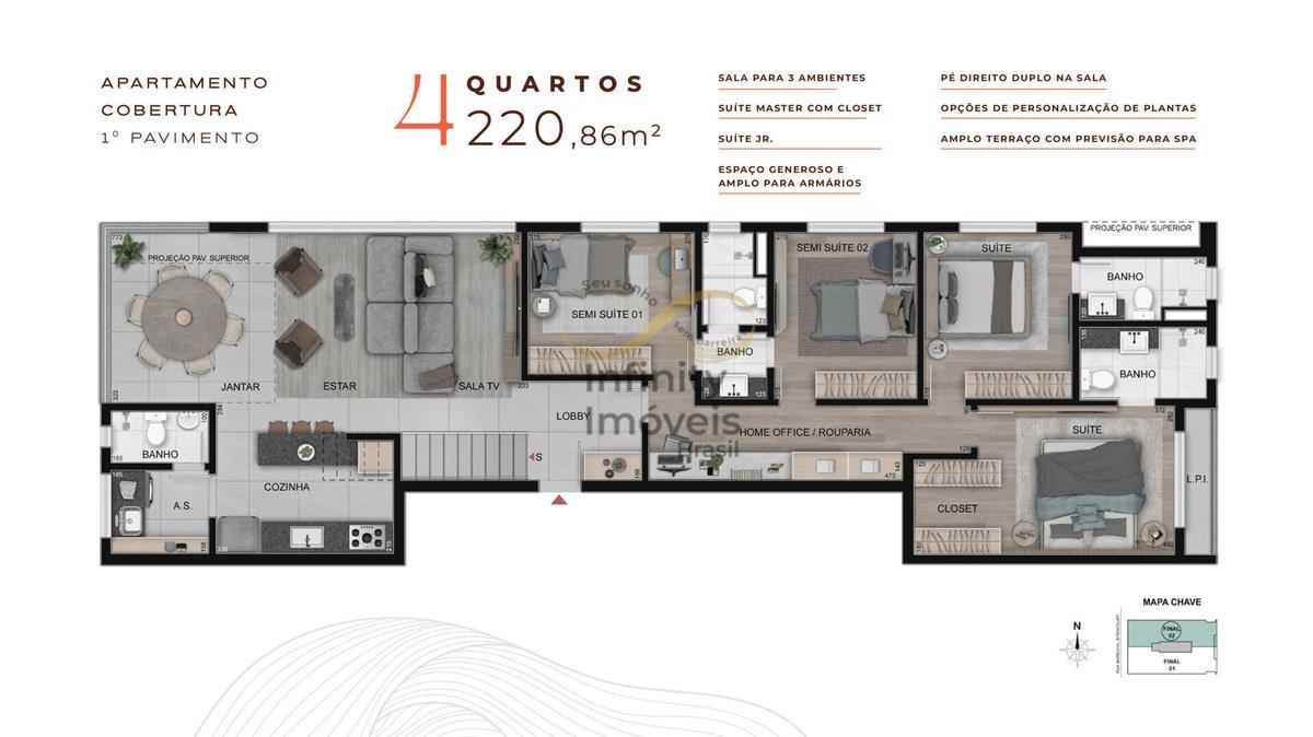 Apartamento, Gutierrez, 4 Quartos