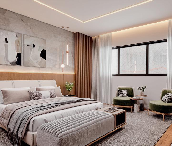 Apartamento, Lourdes, 3 Quartos, 2 Vagas, 1 Suíte