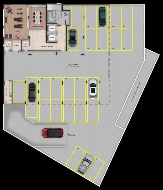 Apartamento, Floresta, 3 Quartos, 2 Vagas, 1 Suíte