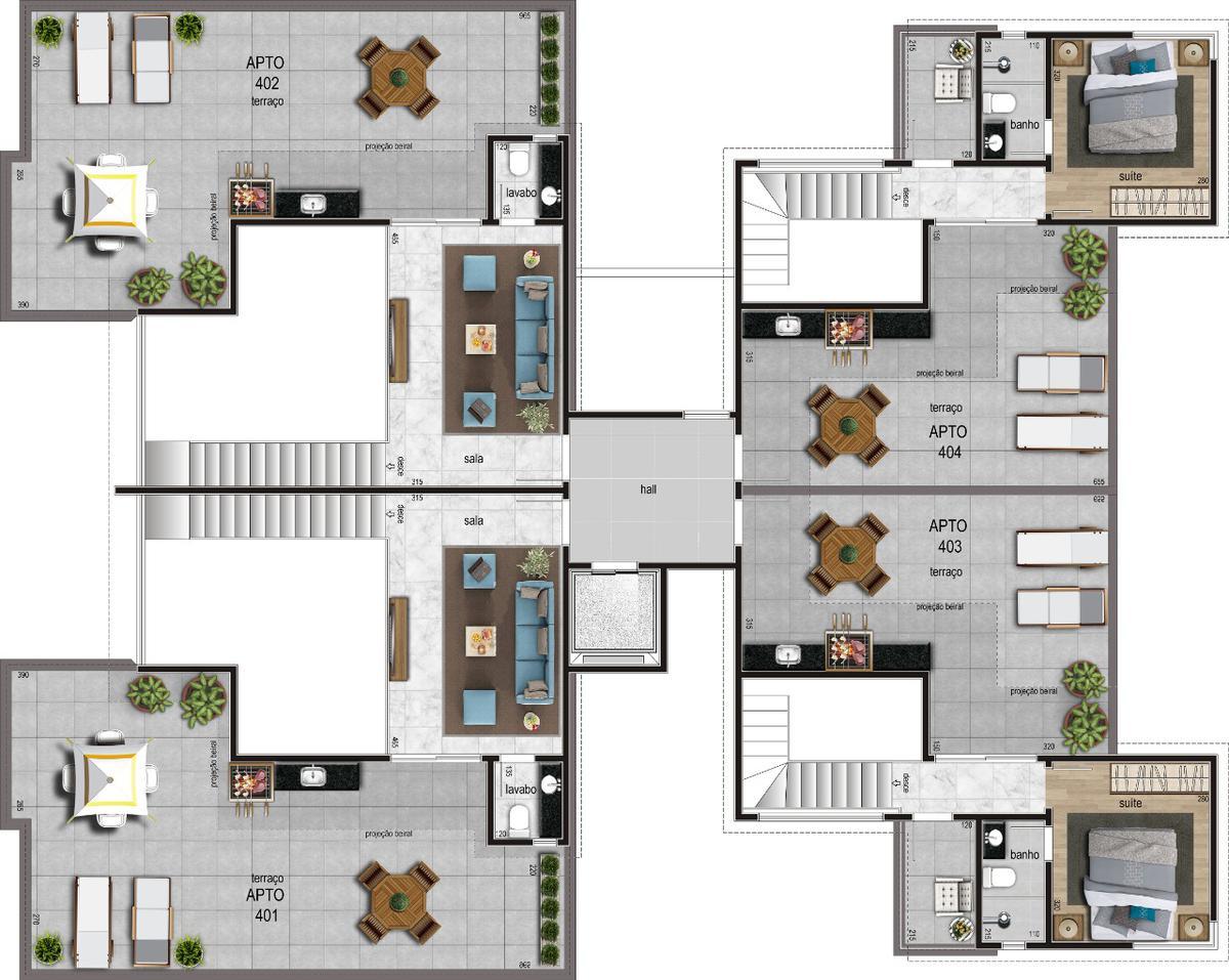 Cobertura, Itapoã, 3 Quartos, 2 Vagas, 2 Suítes