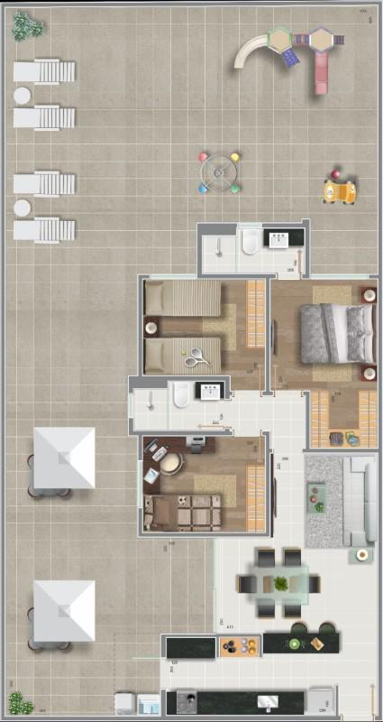 Cobertura, Sagrada Família, 3 Quartos, 3 Vagas, 1 Suíte