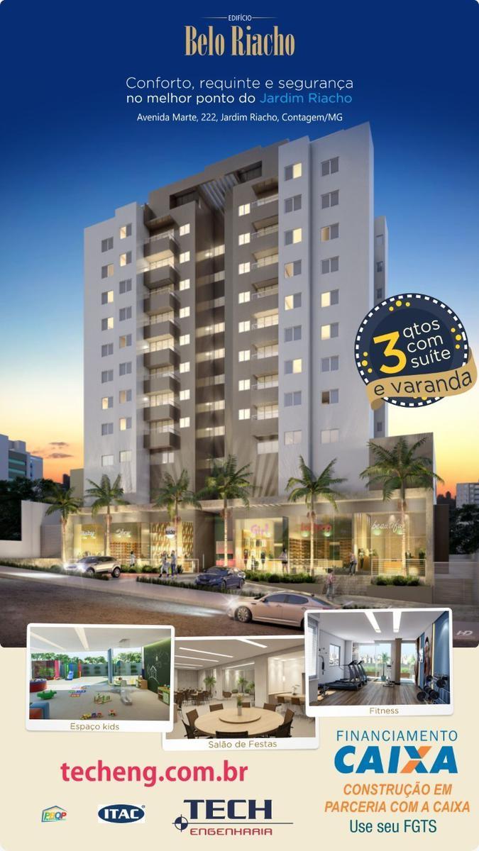 Andar, Jardim Riacho das Pedras, 3 Quartos, 2 Vagas, 1 Suíte