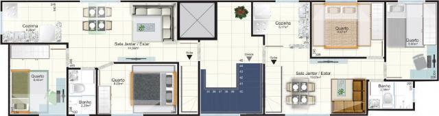 Apartamento, Novo Progresso, 2 Quartos, 1 Vaga, 0 Suíte
