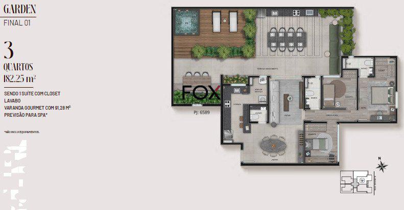 Apartamento, Serra, 3 Quartos, 2 Vagas, 1 Suíte