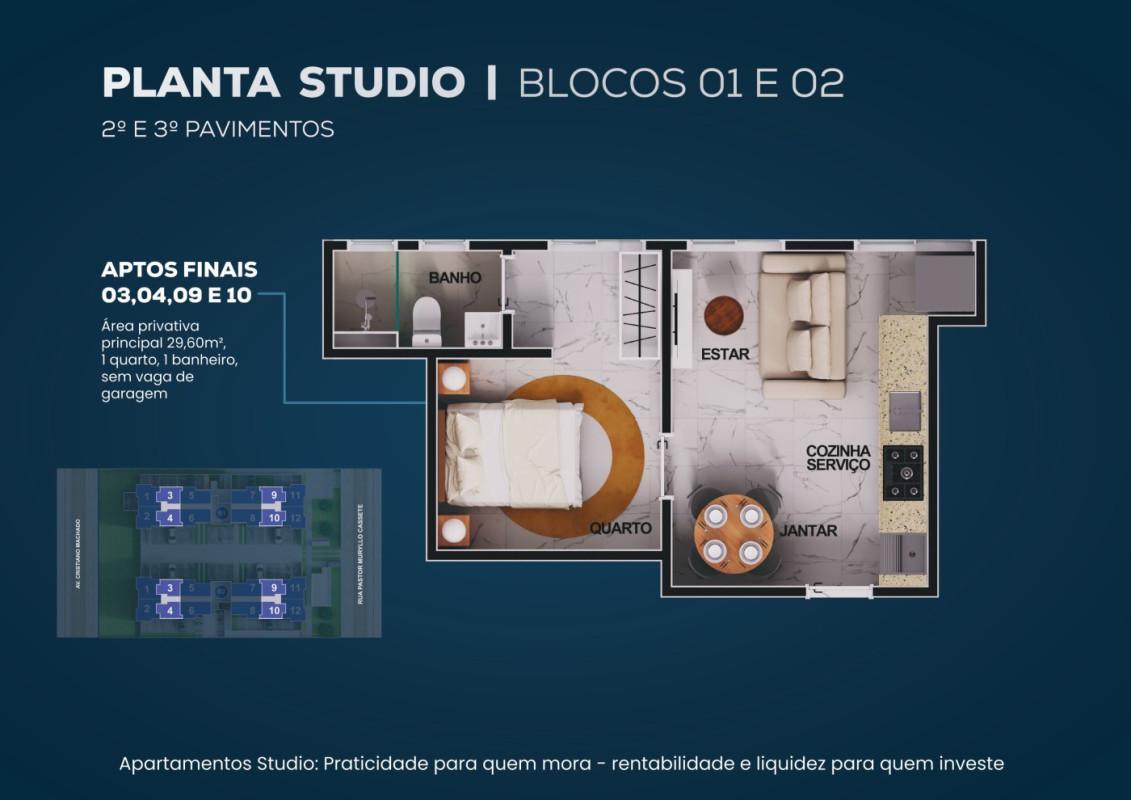 Apartamento, São Bernardo, 2 Quartos, 1 Vaga