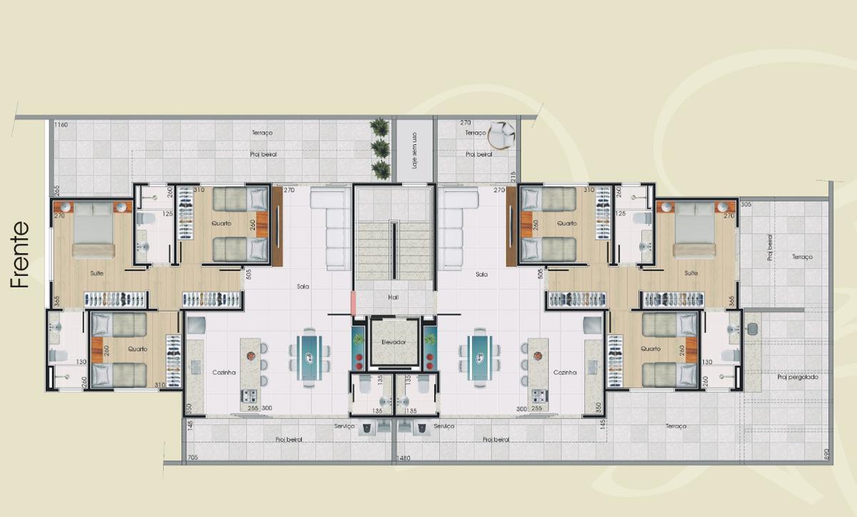 Apartamento, Prado, 3 Quartos, 2 Vagas, 1 Suíte